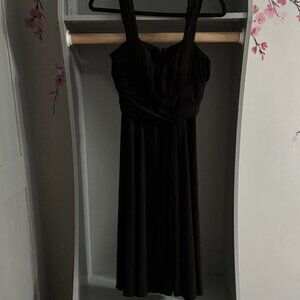 Jessica Howard Elegant Black Midi Dress